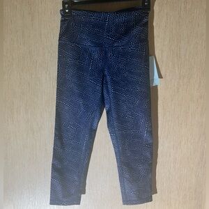 Zella Navy and White Leggings